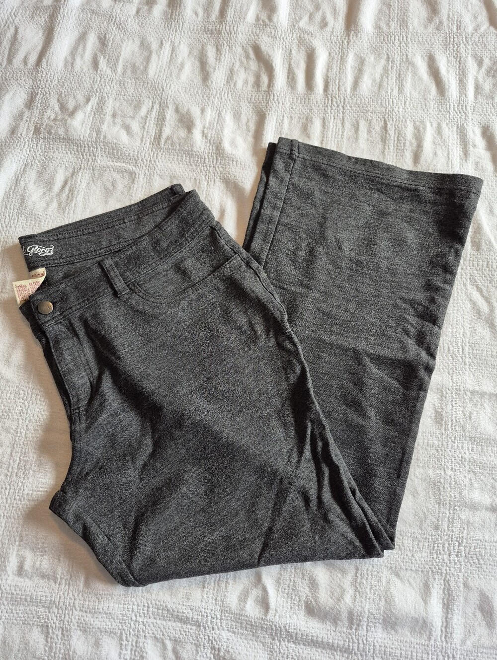 Faded Glory women's size 18 dark gray pants, good stretch EUC